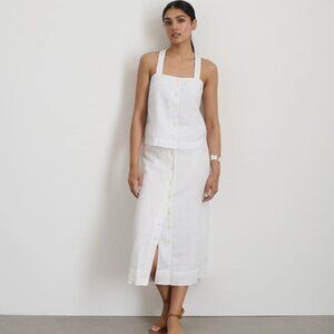 Alex Mill Zoe Skirt in Linen (Medium)